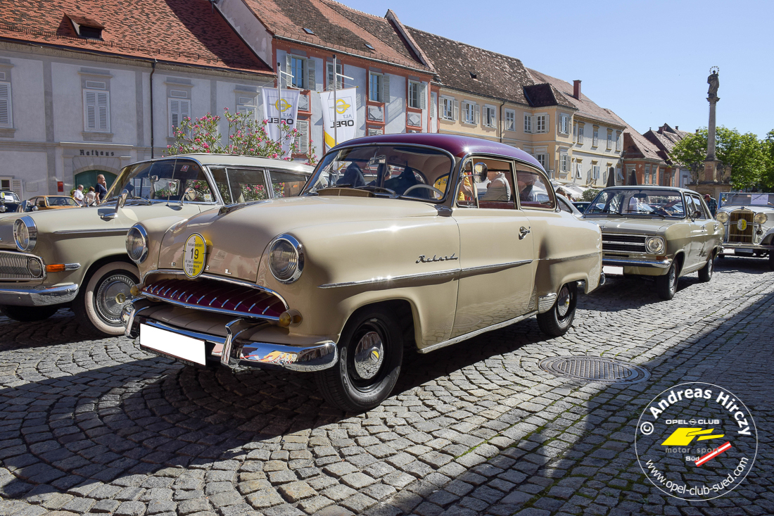 5. Alt-Opel Vulkanlandfahrt des Alt-Opel Stammtisch Steiermark in Bad Radkersburg